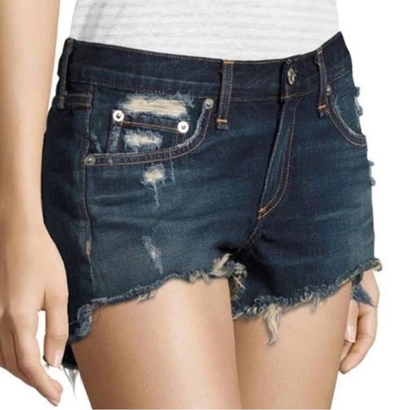 Rag & Bone Cut Off Short in Doris - Picture 3 of 12